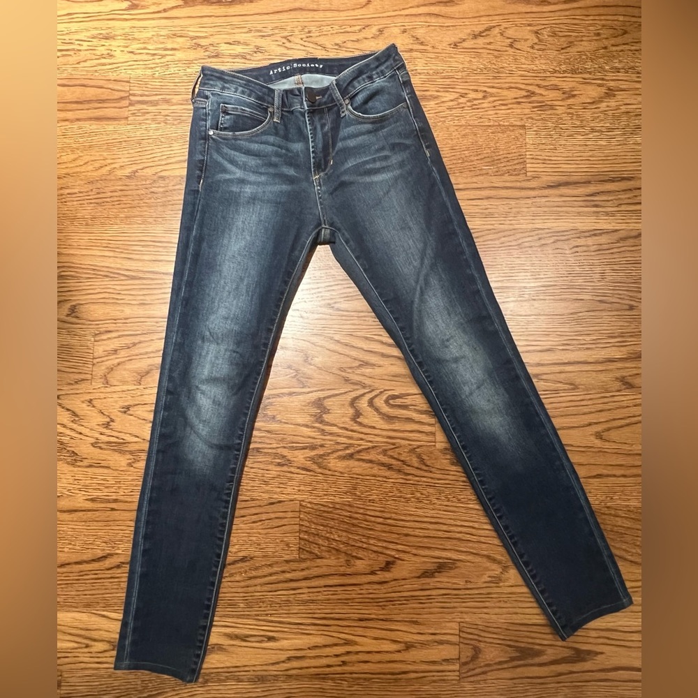 Articles of Society Dark Blue Wash Skinny Jeans